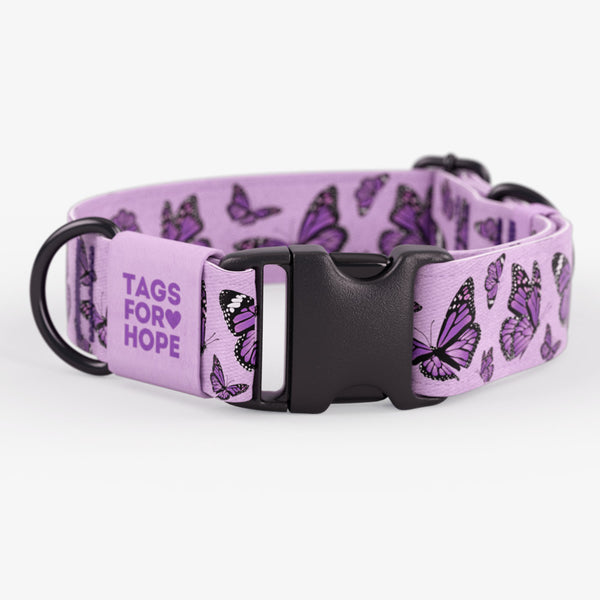 Lilac Butterfly Collar | Tags For Hope
