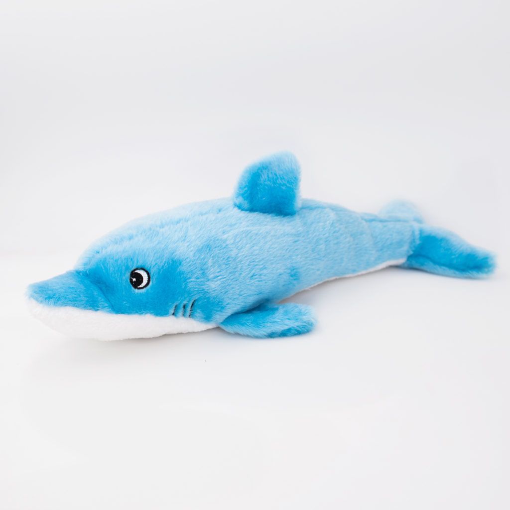 Jigglerz Dog Toy (Dolphin) | Zippy Paws
