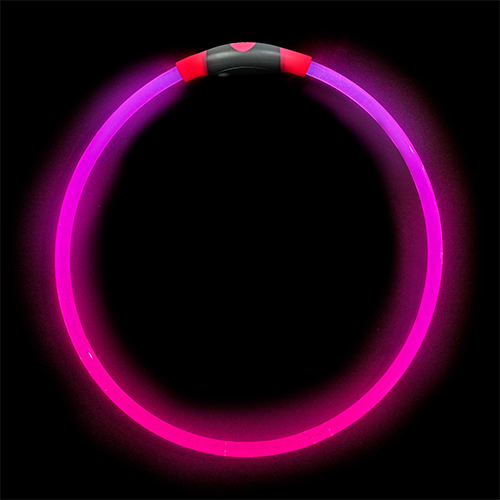 NiteHowl Rechargeable LED Safety Necklace (Pink) |  NiteIze