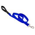Solid Colour Dog Leash (Blue, 6' X 1") | Lupine
