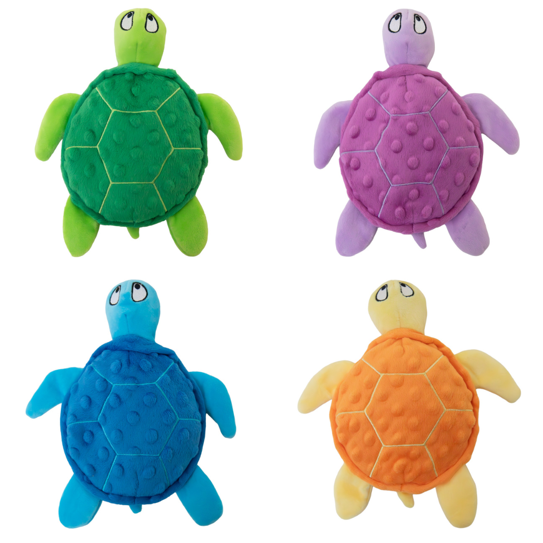 Squeaky Sea Turtle (Pink) | Brookbrand Pets