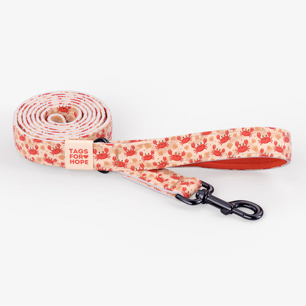 Cute But Crabby Leash (6' X 1") | Tags For Hope