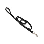 Solid Colour Dog Leash (Black, 4' X 1/2") | Lupine