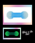 Luminous Rubber Dog Toy (Spiked Dumbbell | Bud'Z
