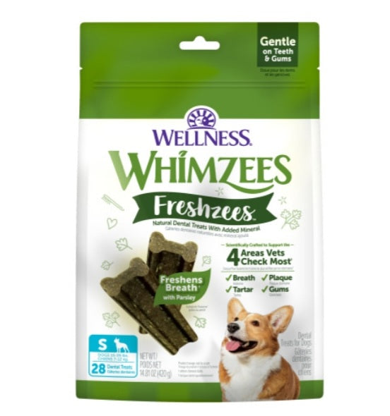 Wellness Freshzees Fresh Breath Dental Sticks (Small) | Whimzees