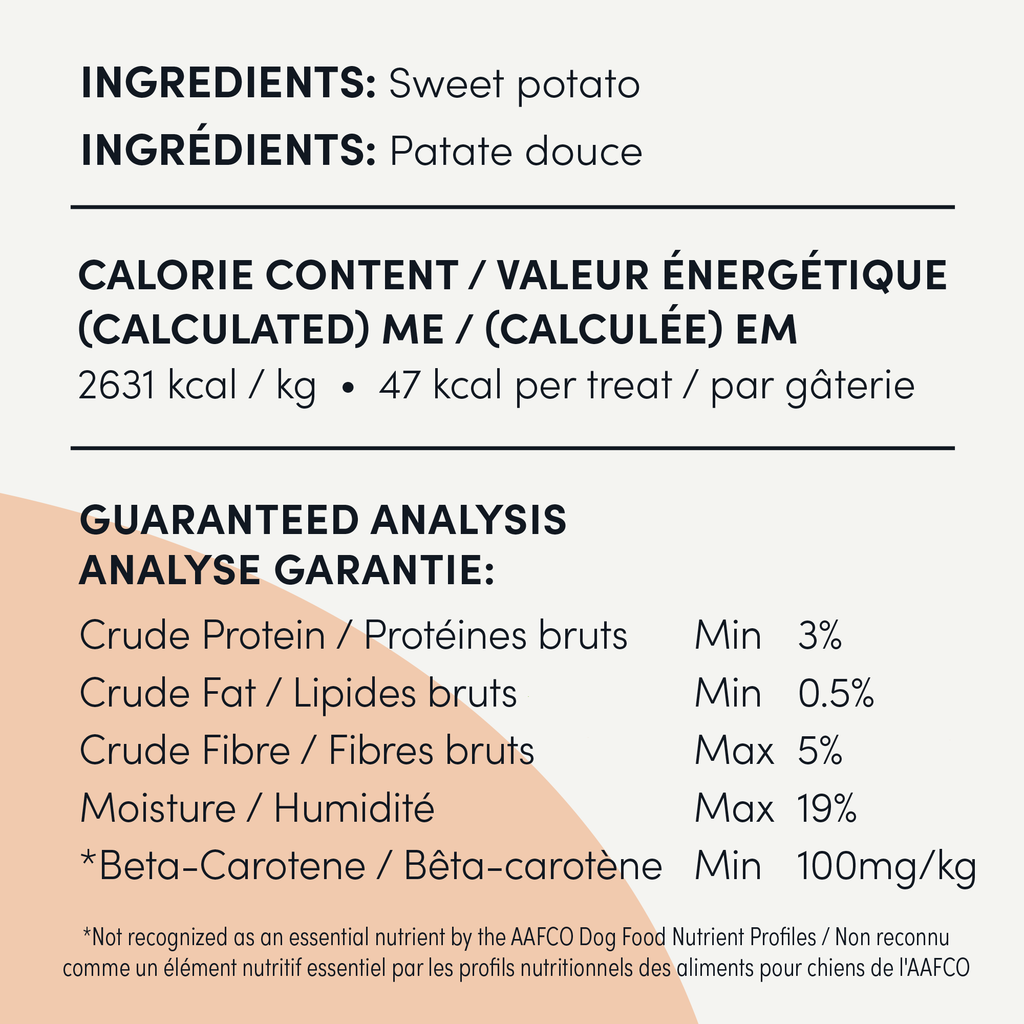 Sweet Potato Chews (160g) | Crumps