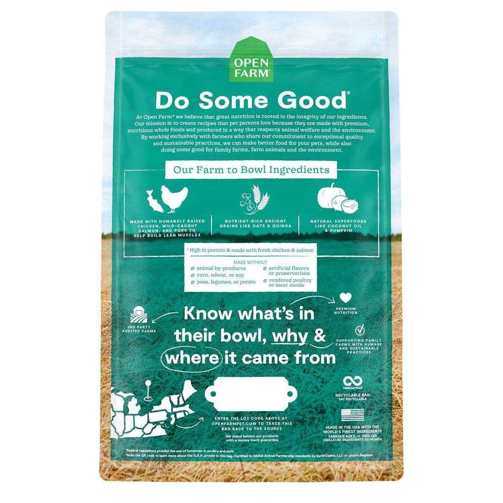 Chicken, Salmon & Ancient Grains Puppy Food (22lb)  | Open Farm