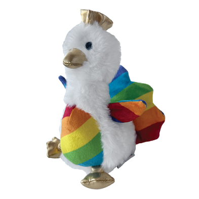 One Love Plush Peacock Dog Toy (Large) | FouFou Dog