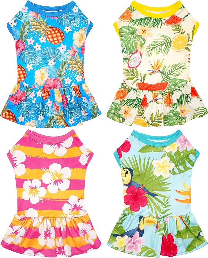 T-Shirt Dog Dress (Medium Back Length: 14") | JpGdn
