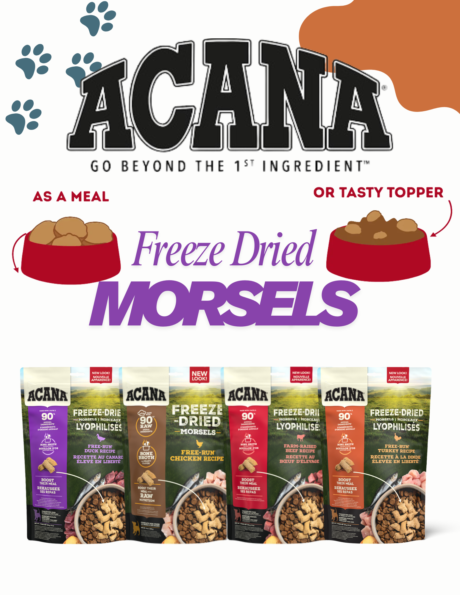 Freeze Dried Raw Morsels (227g) | Acana