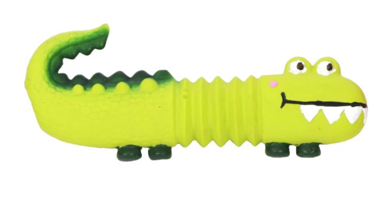 Latex Lizard Dog Toy (Large, Green) | Bud'Z