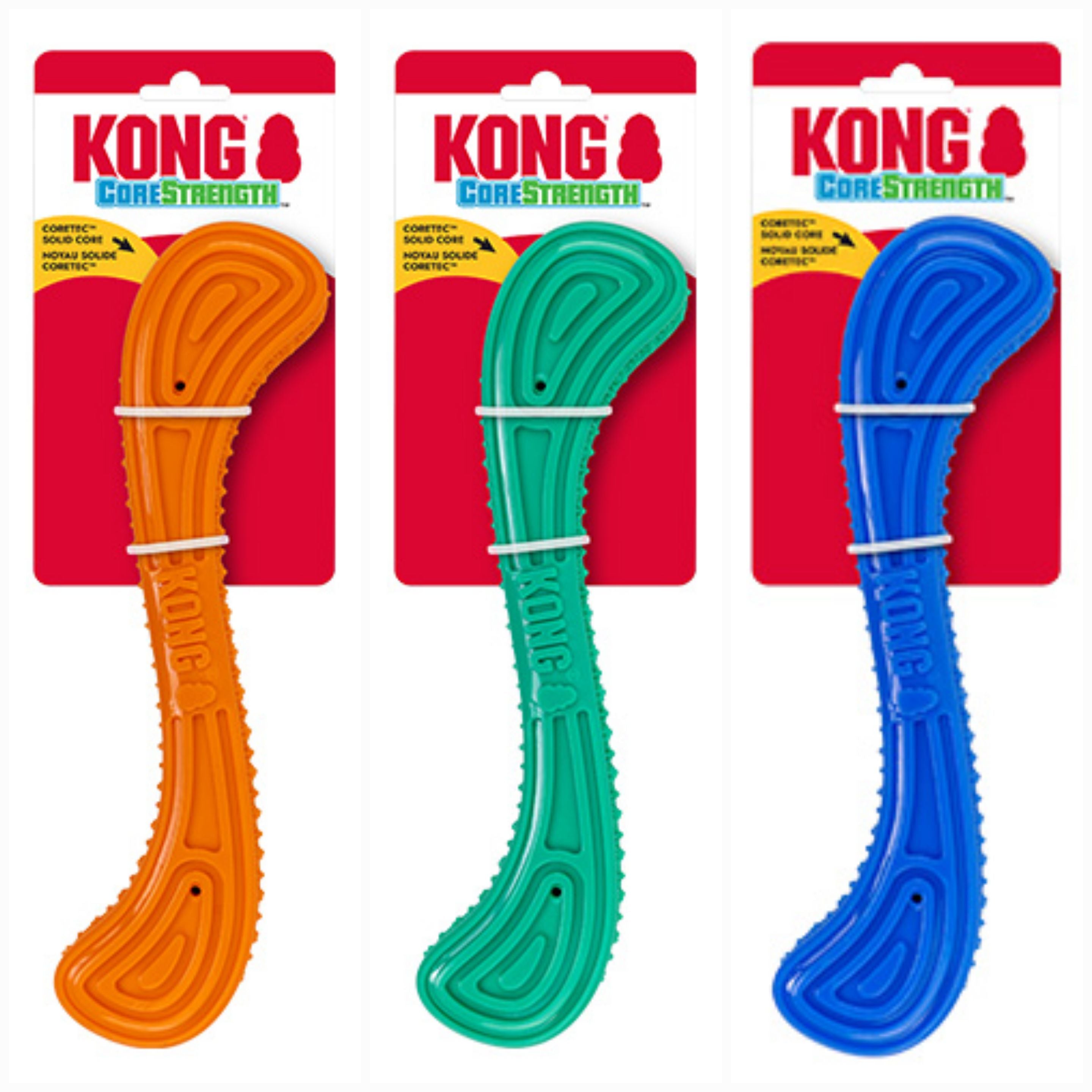 CoreStrength Stick Dog Toy (Medium, Assorted Colours) | KONG