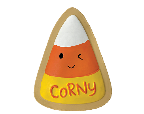 Latex Candy Corn Cookie Toy | FouFou Dog