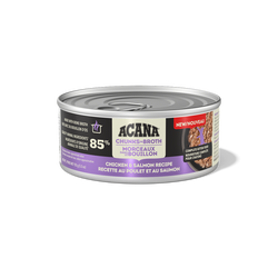 Chunks in Broth Chicken & Salmon Recipe for Kittens (5.5oz) | Acana