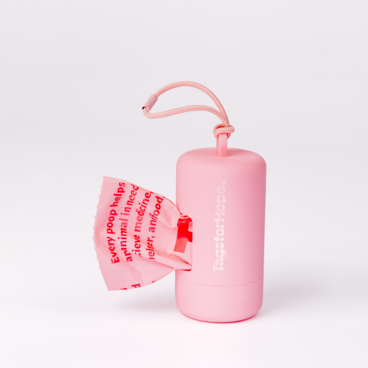 Poop Bag Holder (Baby Pink) | Tags For Hope