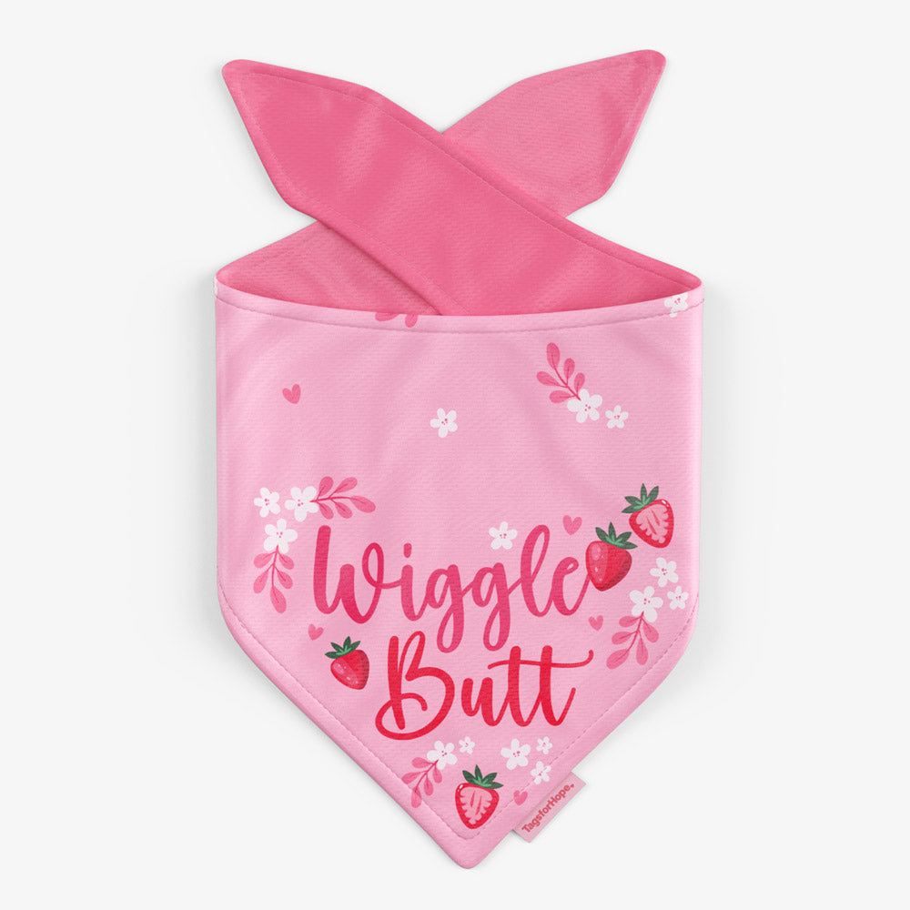 Strawberry Sweetheart Bandana (Reversible) | Tags For Hope