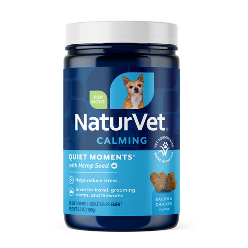 Quiet Moments With Hemp Seed Calming Soft Chews (180) | NaturVet
