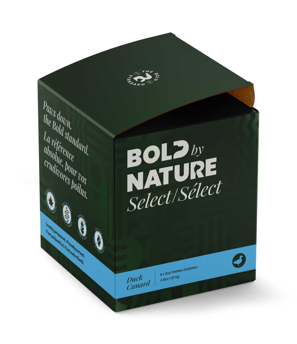 Select Duck Raw Frozen Dog Food (4lb) | Bold By Nature