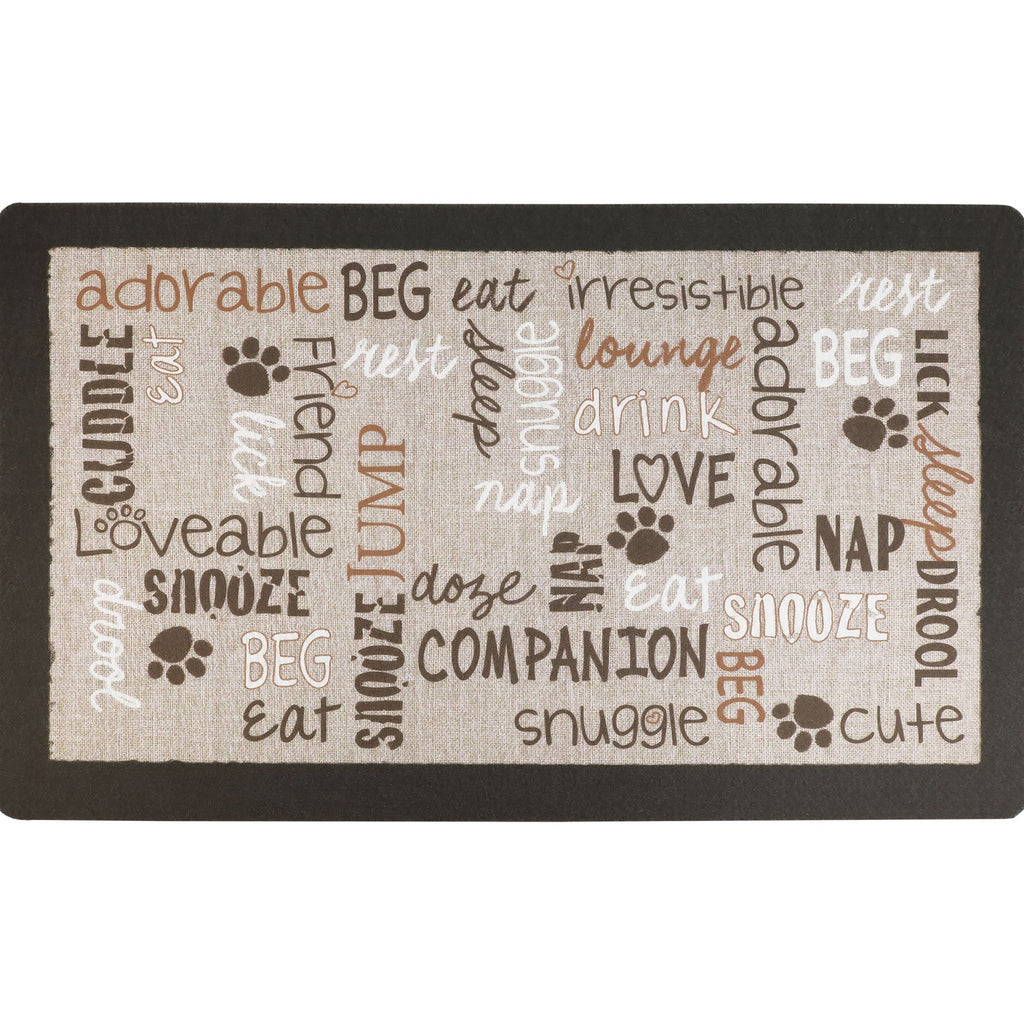 Pet Bowl Placemat (Linen Tan) | Drymate