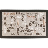 Pet Bowl Placemat (Linen Tan) | Drymate
