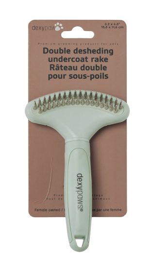Double Desheding Undercoat Rake | Dexypaws