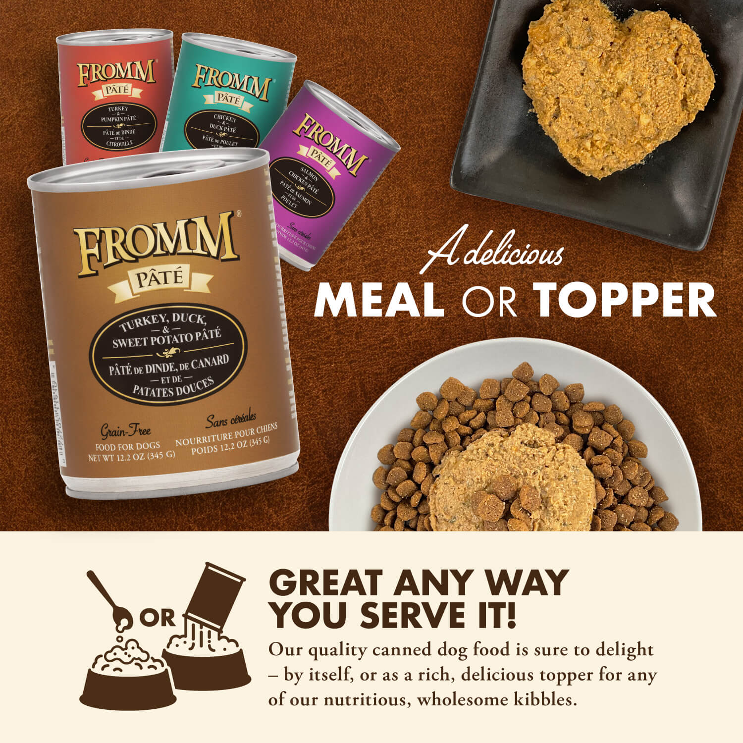 Turkey, Duck, & Sweet Potato Pâté | Fromm