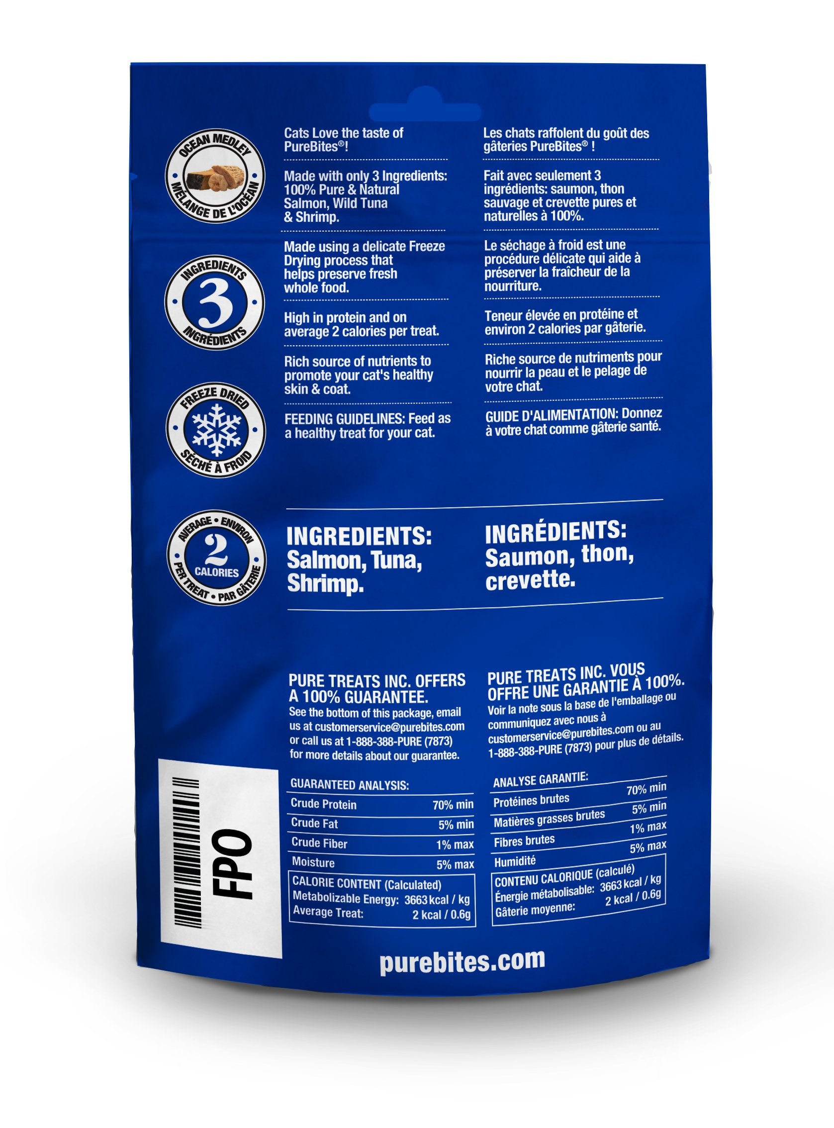 Ocean Medley Freeze Dried Cat Treats (22g) | PureBites