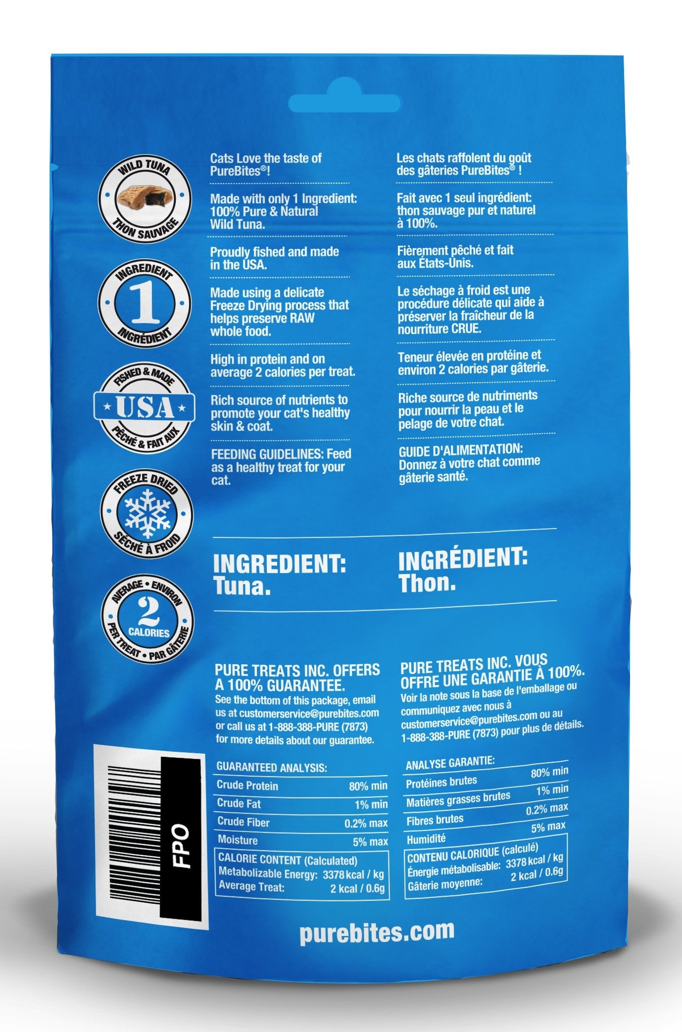 Wild Tuna Freeze Dried Cat Treats (25g) | PureBites