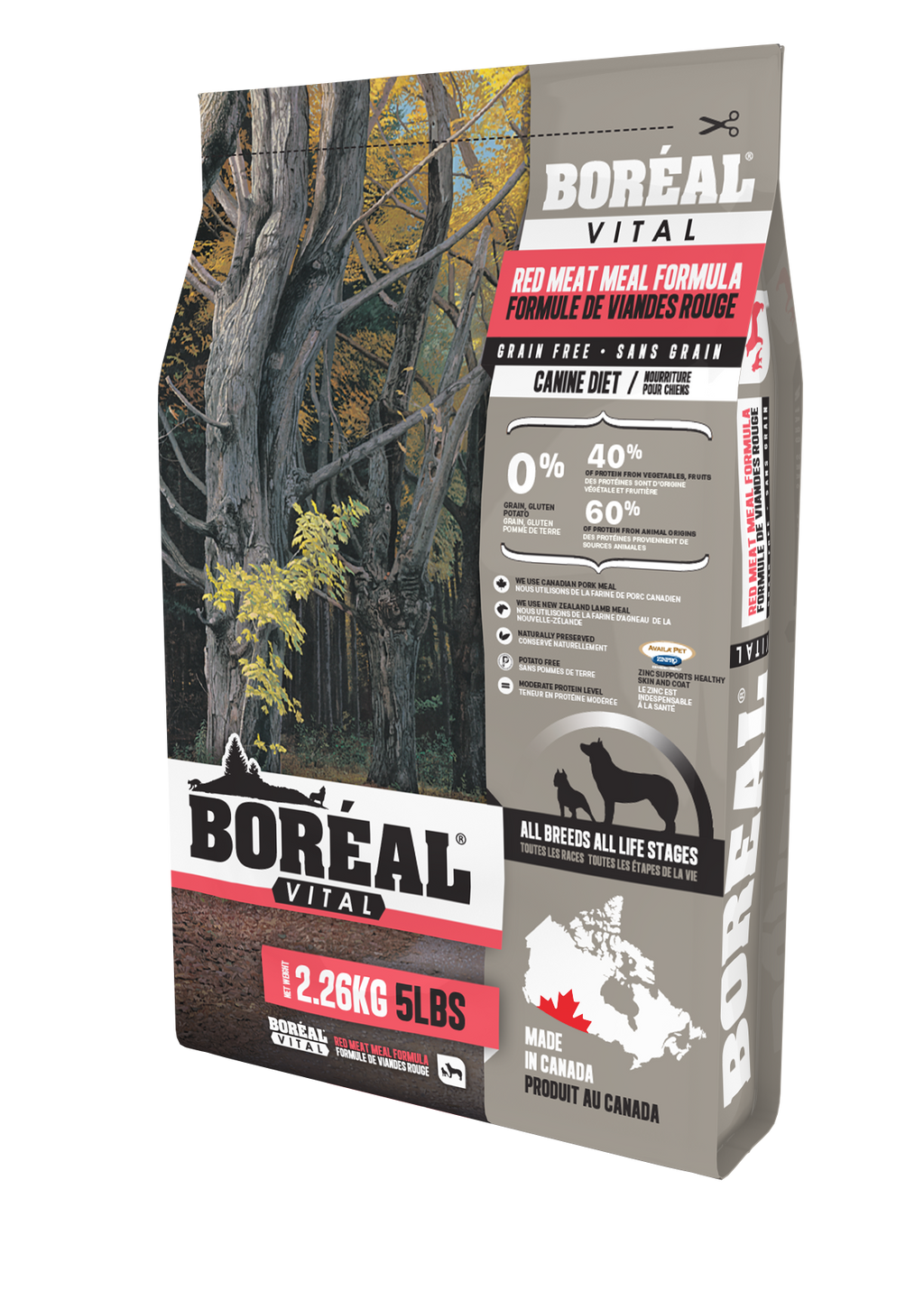Vital All Breed Red Meat Meal Formula For Dogs (Grain Free) | BORÉAL