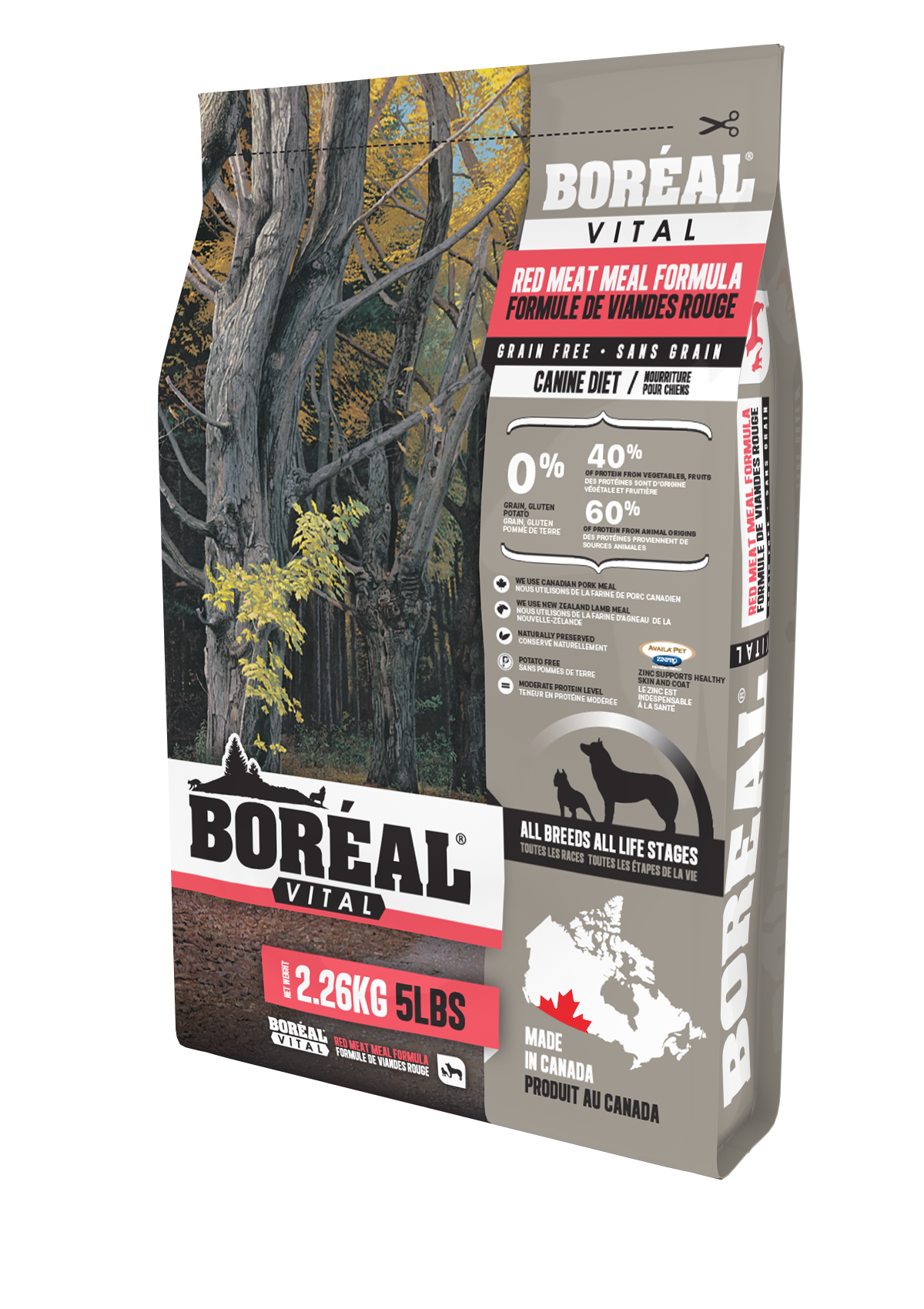 Vital All Breed Red Meat Meal Formula For Dogs (Grain Free) | BORÉAL