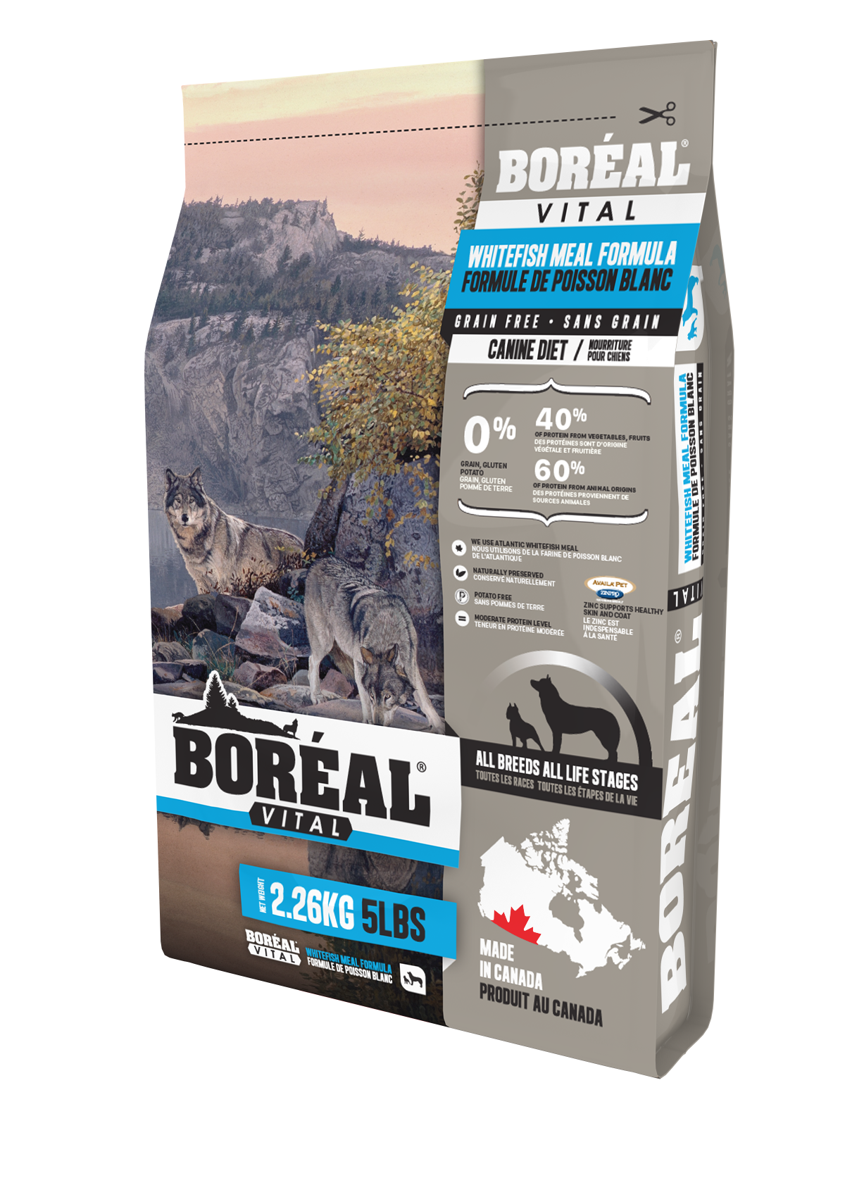 Vital All Breed Whitefish Meal Formula For Dogs (Grain Free) | BORÉAL