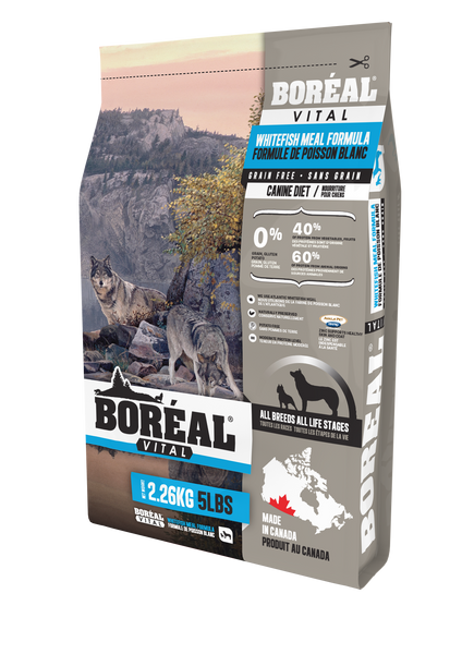 Vital All Breed Whitefish Meal Formula For Dogs (Grain Free) | BORÉAL