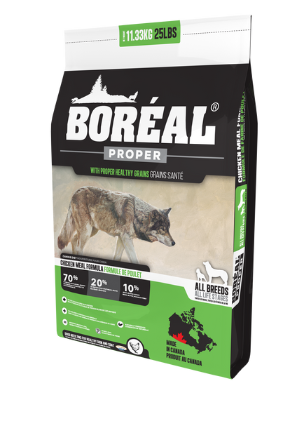Proper All Breed Chicken Meal Formula For Dogs (Low Carb Grains) | BORÉAL