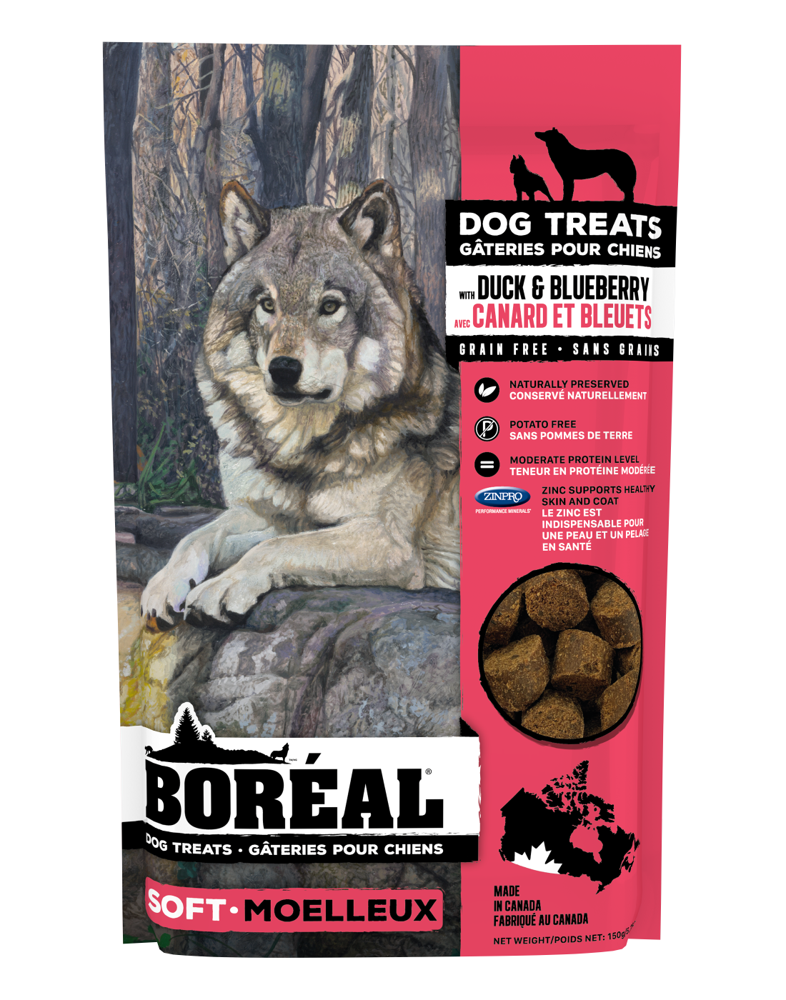 Duck & Blueberry Dog Treats (Grain Free) | BORÉAL