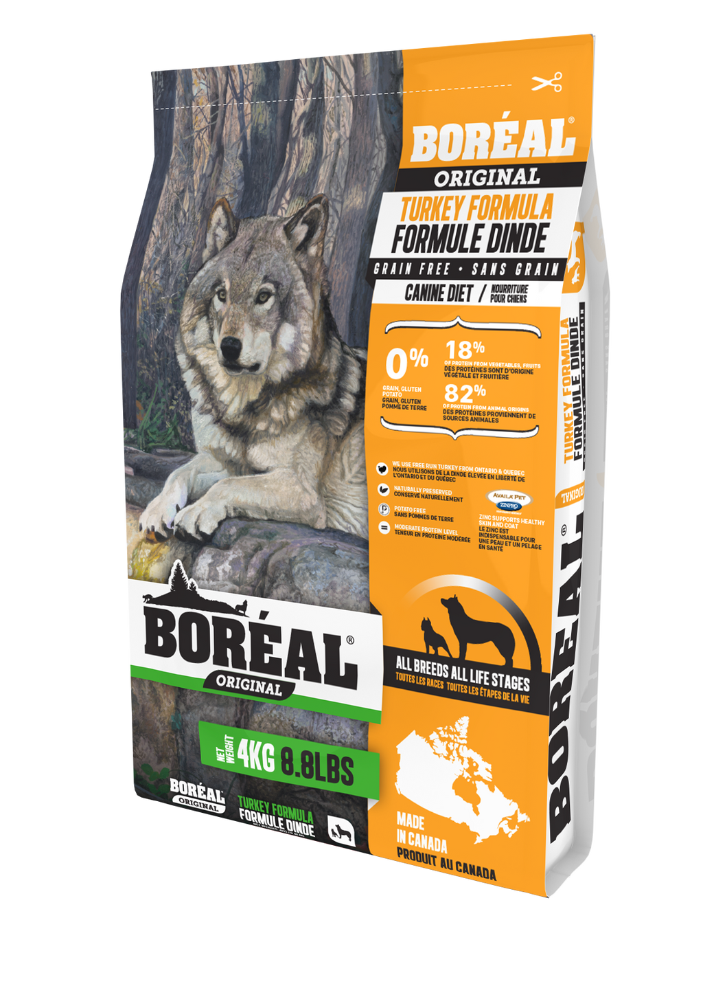 Original All Breed Turkey Formula For Dogs (Grain Free) | BORÉAL