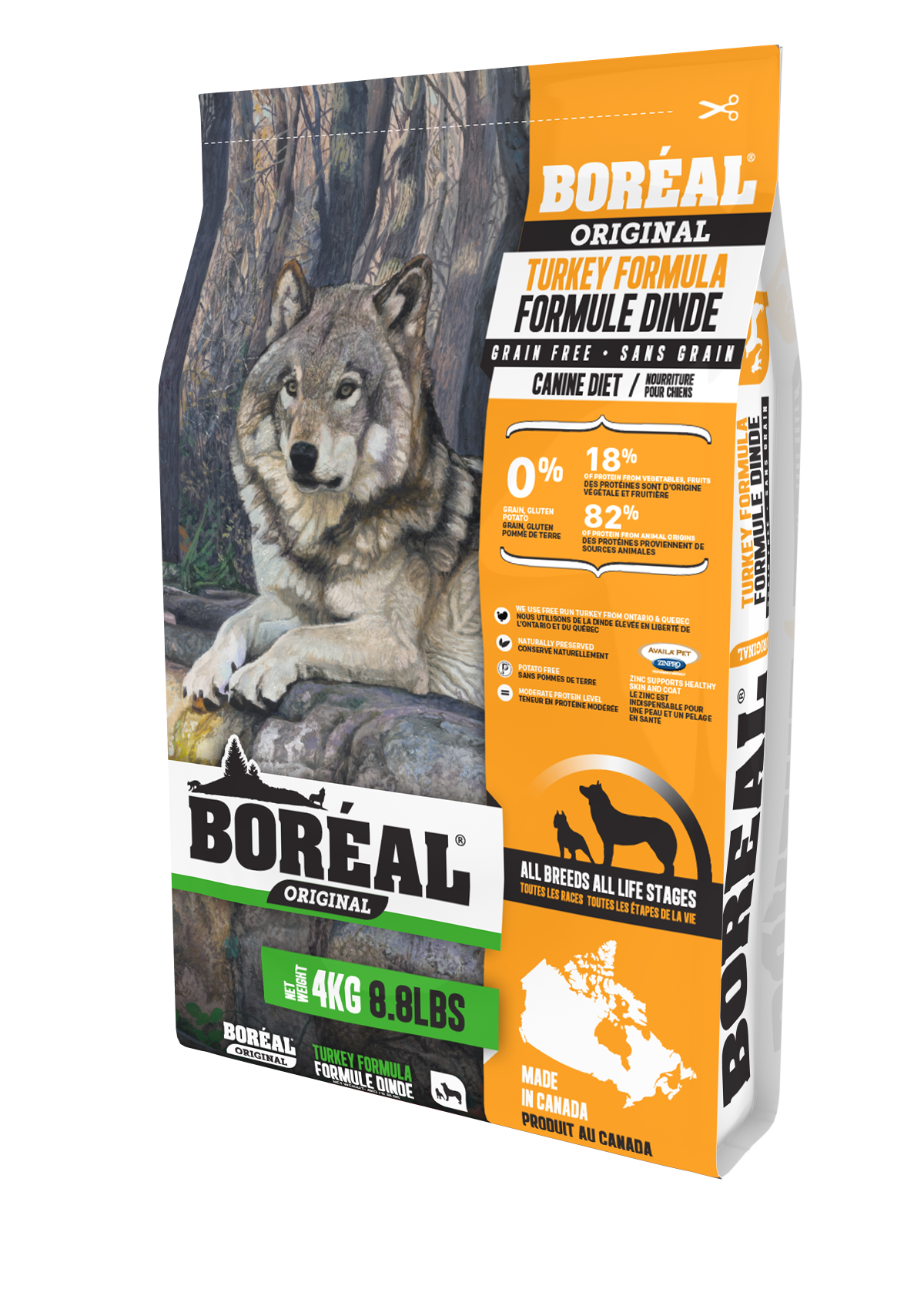 Original All Breed Turkey Formula For Dogs (Grain Free) | BORÉAL