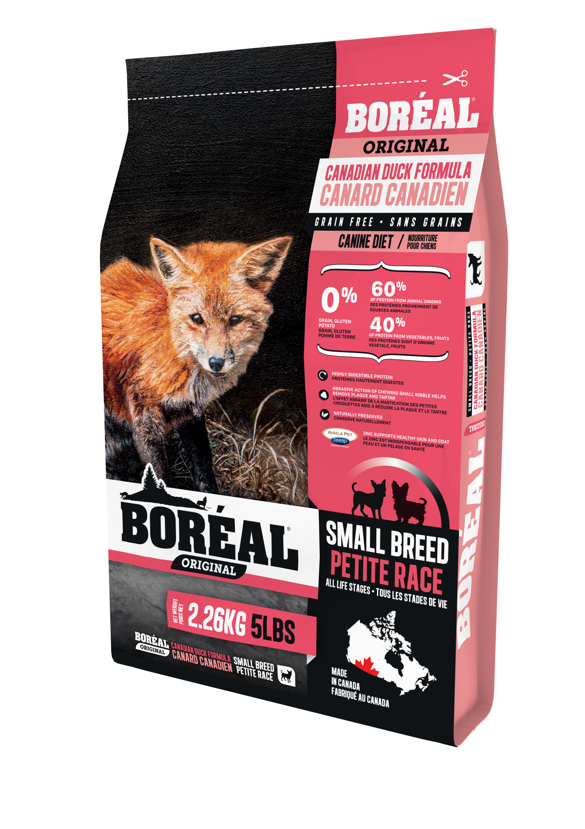 Original Small Breed Canadian Duck Formula For Dogs (Grain Free) | BORÉAL