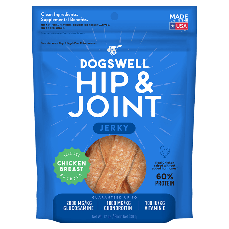 Hip & Joint Treats (Chicken Jerky, 12oz) | Dogswell