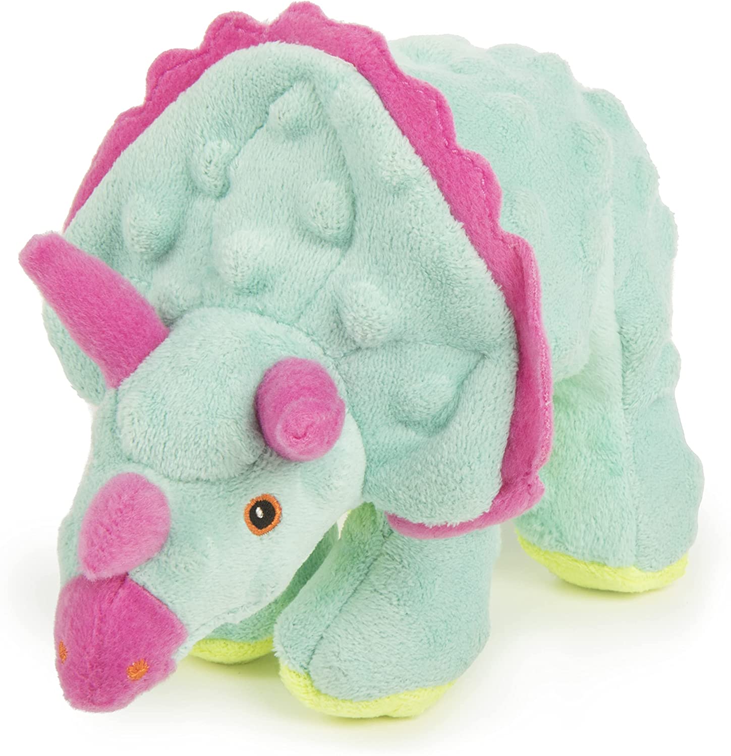 Frills Dino Dog Toy (Mini, Teal) | goDog