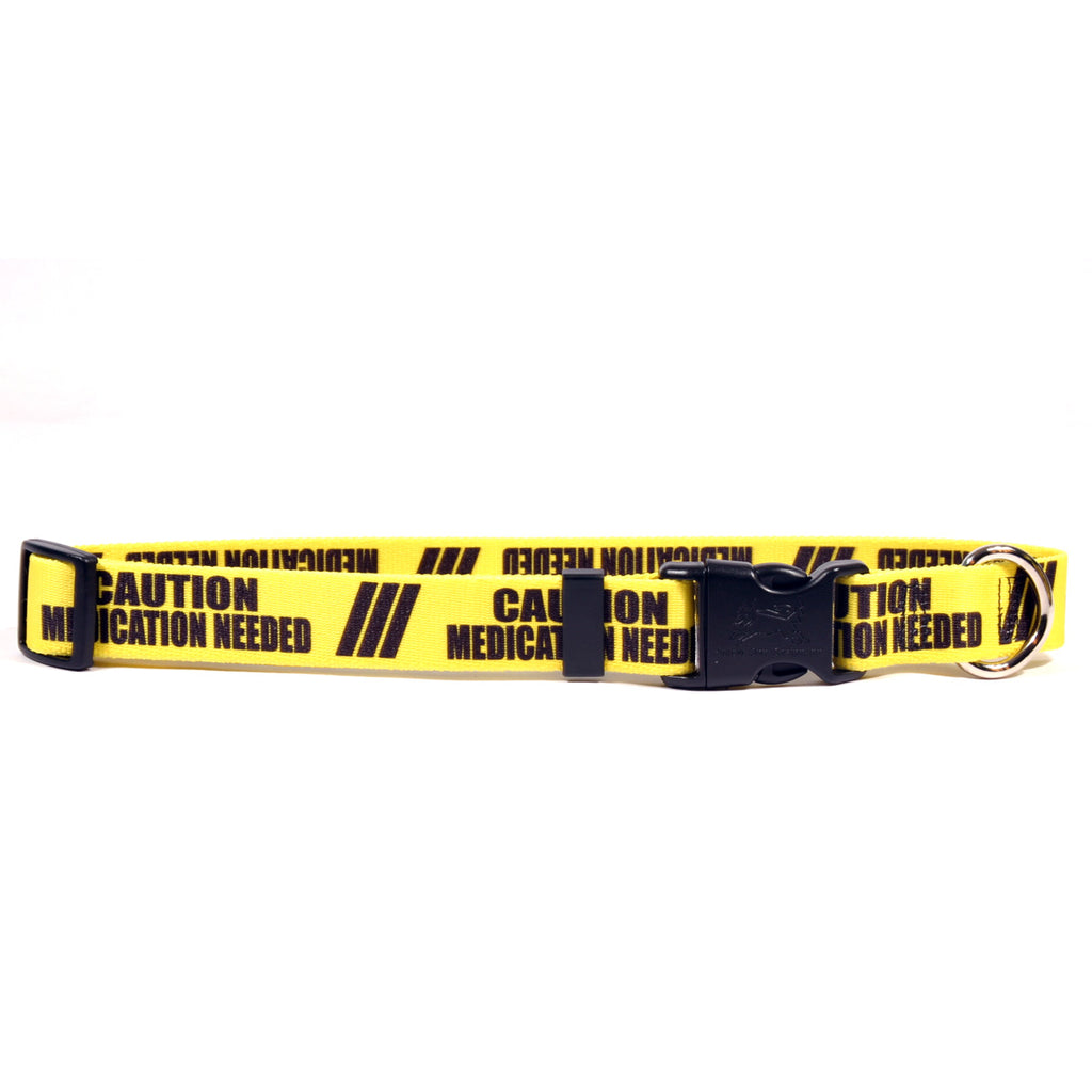 Caution Collars & Leashes | Yellow Dog Designs