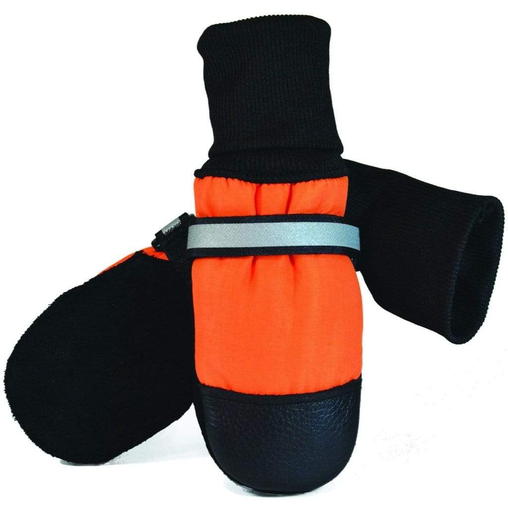 Fleece Lined Dog Boots (Orange) | Muttluks