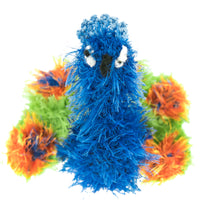 Handmade Squeaky Dog Toy (Peacock) | OoMaLoo