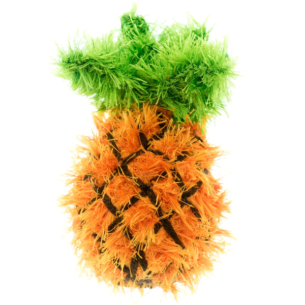Handmade Squeaky Toy (Pineapple) | OoMaLoo
