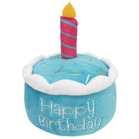 Birthday Cake Dog Toy (Blue) | FouFou Dog