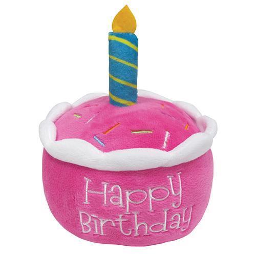 Birthday Cake Dog Toy (Pink) | FouFou Dog