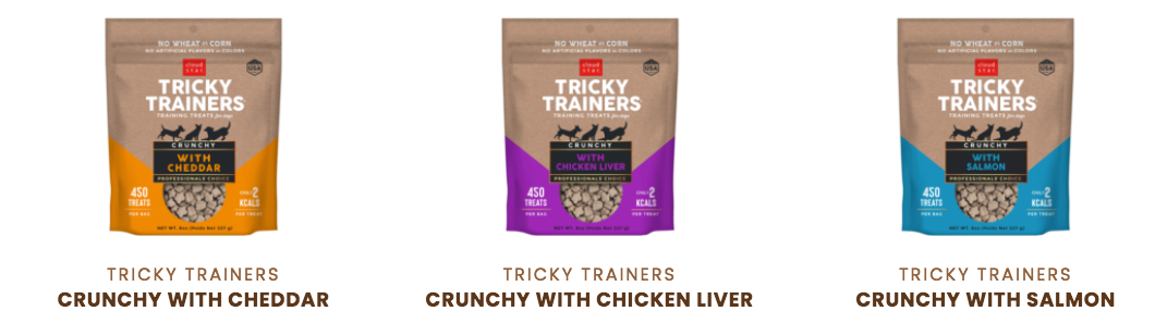 Crunchy Tricky Trainers Dog Treats (8oz) | Cloud Star