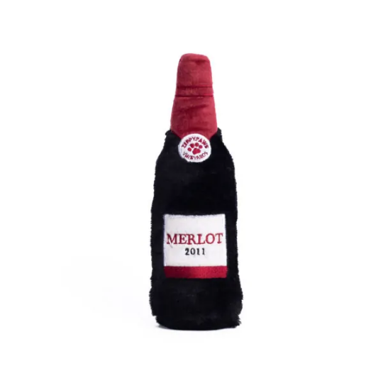 Happy Hour Crusherz Dog Toy (Red Wine) | Zippy Paws