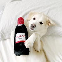 Happy Hour Crusherz Dog Toy (Red Wine) | Zippy Paws