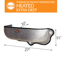Thermo EZ Mount Window Bed (Extra Deep) | K&H