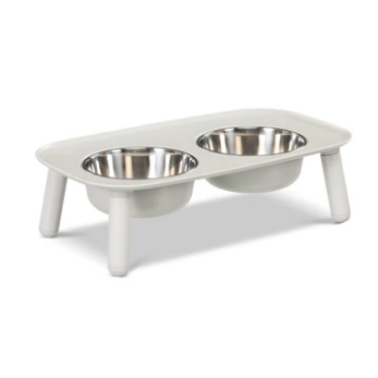 Raised Feeder (Light Grey) | Messy Pets